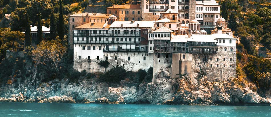 Osiou Gregoriou Kloster, Chalkidiki