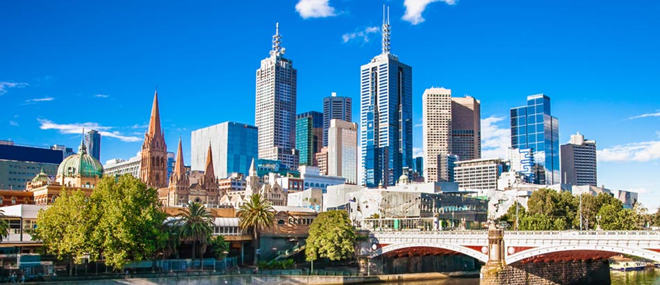 Skyline von Melbourne