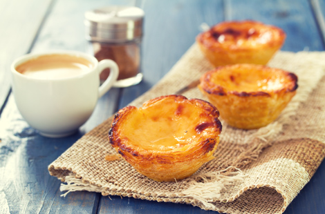 traditionelles Süßgebäck - Pastel de nata